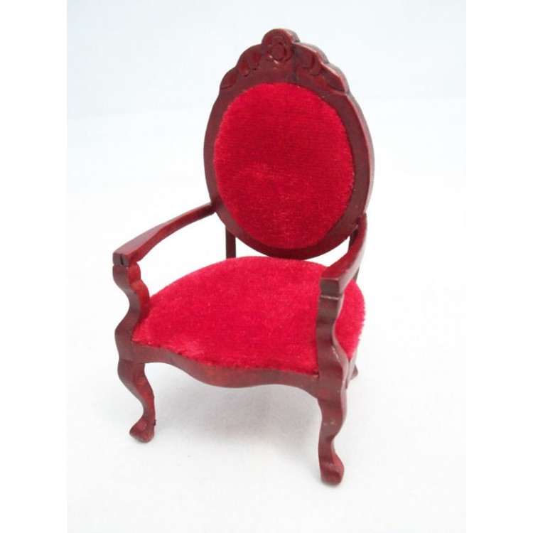 miniature red chair