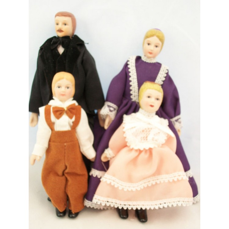 miniature family dolls